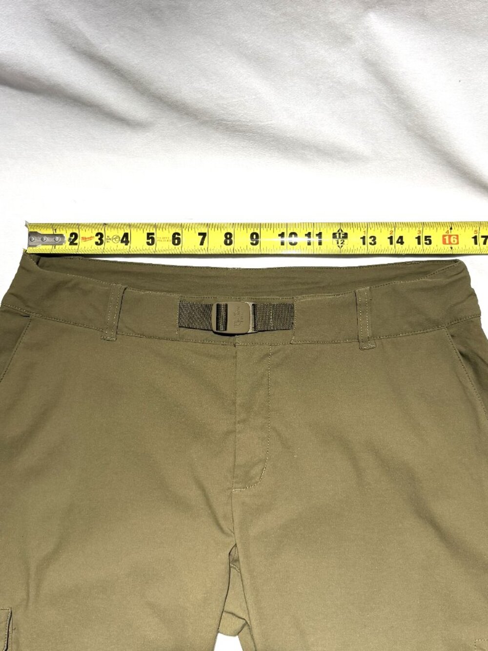 The North Face Womens "Exploration" Cargo Pants 8 Green Stretch Hiking Outdoors - Picture 6 of 9